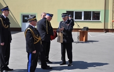 Zaprzysiężenie komendanta Powiatowego PSP w Sandomierzu mł. bryg. mgr Adam Czajki