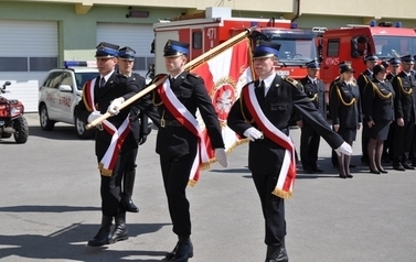Zaprzysiężenie komendanta Powiatowego PSP w Sandomierzu mł. bryg. mgr Adam Czajki