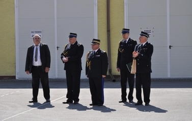 Zaprzysiężenie komendanta Powiatowego PSP w Sandomierzu mł. bryg. mgr Adam Czajki