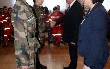 Awans kadet&oacute;w klas mundurowych