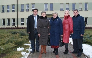 Władze oświatowe Ukrainy z partnerską wizytą w  Zespole Szk&oacute;ł Gastronomicznych i Hotelarskich w Sandomierzu.JPG