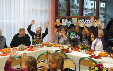 Kolejne spotkanie z cyklu &bdquo;Senior-junior dwa bratanki do zabawy, pogadanki&rdquo;