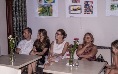 Otwarcie wystawy prac plastycznych w ramach projektu "Młode Palety"
