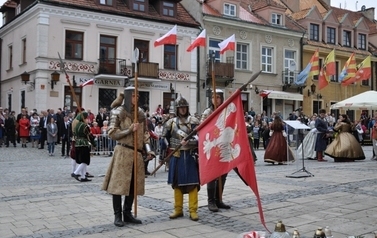 Uroczystości upamiętniające 225 rocznicę uchwalenia Konstytucji 3 Maja.