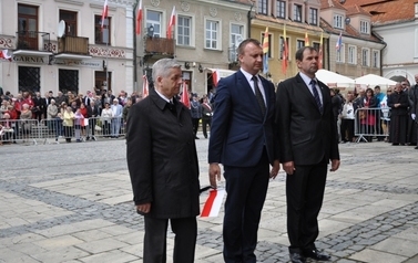 Uroczystości upamiętniające 225 rocznicę uchwalenia Konstytucji 3 Maja.
