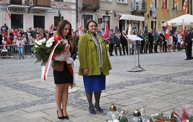 Uroczystości upamiętniające 225 rocznicę uchwalenia Konstytucji 3 Maja.