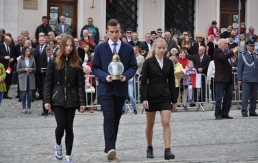 Uroczystości upamiętniające 225 rocznicę uchwalenia Konstytucji 3 Maja.