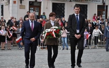 Uroczystości upamiętniające 225 rocznicę uchwalenia Konstytucji 3 Maja.