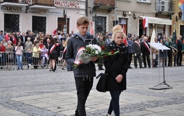 Uroczystości upamiętniające 225 rocznicę uchwalenia Konstytucji 3 Maja.