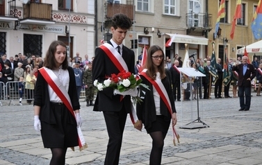 Uroczystości upamiętniające 225 rocznicę uchwalenia Konstytucji 3 Maja.