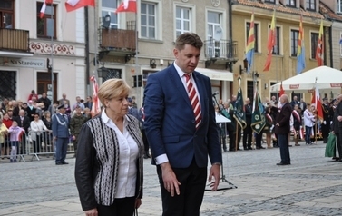 Uroczystości upamiętniające 225 rocznicę uchwalenia Konstytucji 3 Maja.