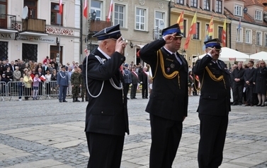 Uroczystości upamiętniające 225 rocznicę uchwalenia Konstytucji 3 Maja.
