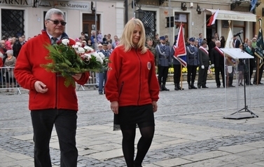 Uroczystości upamiętniające 225 rocznicę uchwalenia Konstytucji 3 Maja.