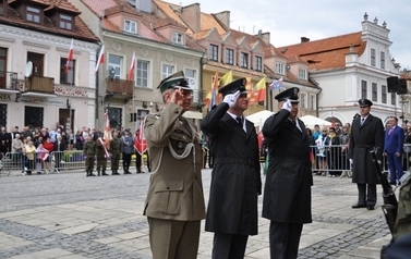 Uroczystości upamiętniające 225 rocznicę uchwalenia Konstytucji 3 Maja.