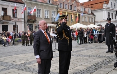 Uroczystości upamiętniające 225 rocznicę uchwalenia Konstytucji 3 Maja.