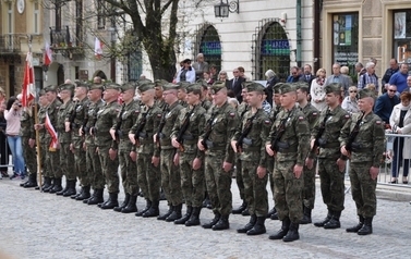 Uroczystości upamiętniające 225 rocznicę uchwalenia Konstytucji 3 Maja.