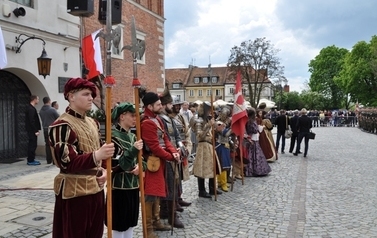 Uroczystości upamiętniające 225 rocznicę uchwalenia Konstytucji 3 Maja.