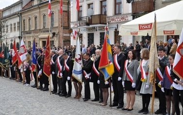 Uroczystości upamiętniające 225 rocznicę uchwalenia Konstytucji 3 Maja.