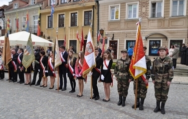 Uroczystości upamiętniające 225 rocznicę uchwalenia Konstytucji 3 Maja.