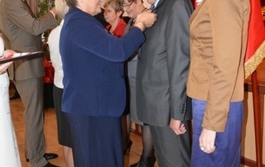 Uroczyste obchody jubileuszu 110 rocznicy Związku Nauczycielstwa Polskiego.