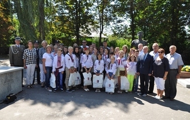 Delegacja młodzieży z Ostroga na Ukrainie z wizytą w Sandomierzu
