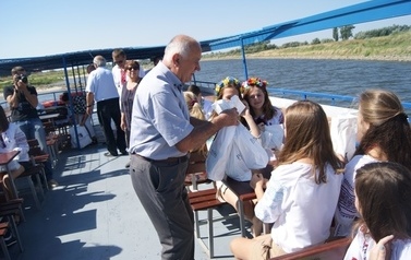 Delegacja młodzieży z Ostroga na Ukrainie z wizytą w Sandomierzu