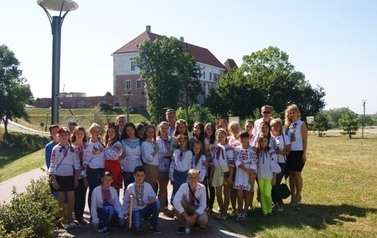 Delegacja młodzieży z Ostroga na Ukrainie z wizytą w Sandomierzu