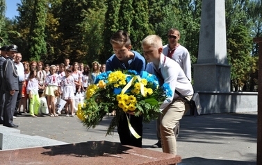 Delegacja młodzieży z Ostroga na Ukrainie z wizytą w Sandomierzu