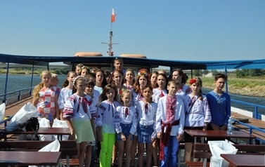 Delegacja młodzieży z Ostroga na Ukrainie z wizytą w Sandomierzu
