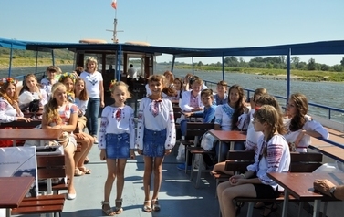 Delegacja młodzieży z Ostroga na Ukrainie z wizytą w Sandomierzu