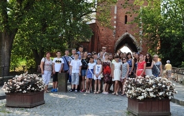 Delegacja młodzieży z Ostroga na Ukrainie z wizytą w Sandomierzu