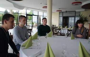Studenci z Ukrainy na praktyce w Zespole Szk&oacute;ł Gastronomicznychi Hotelarskich im. KEN w Sandomierzu