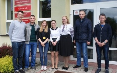 Studenci z Ukrainy na praktyce w Zespole Szk&oacute;ł Gastronomicznychi Hotelarskich im. KEN w Sandomierzu