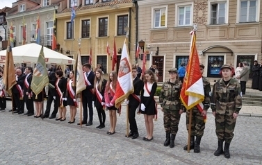Uroczystości upamiętniające 225 rocznicę uchwalenia Konstytucji 3 Maja.