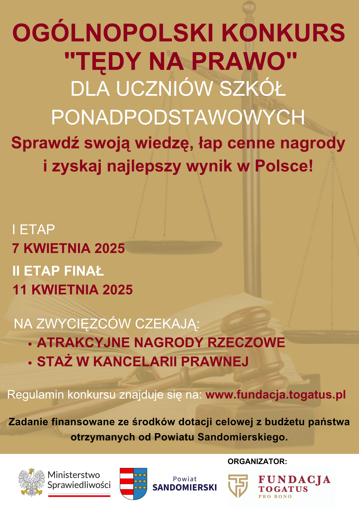 Konkurs tędy na&nbsp;prawo