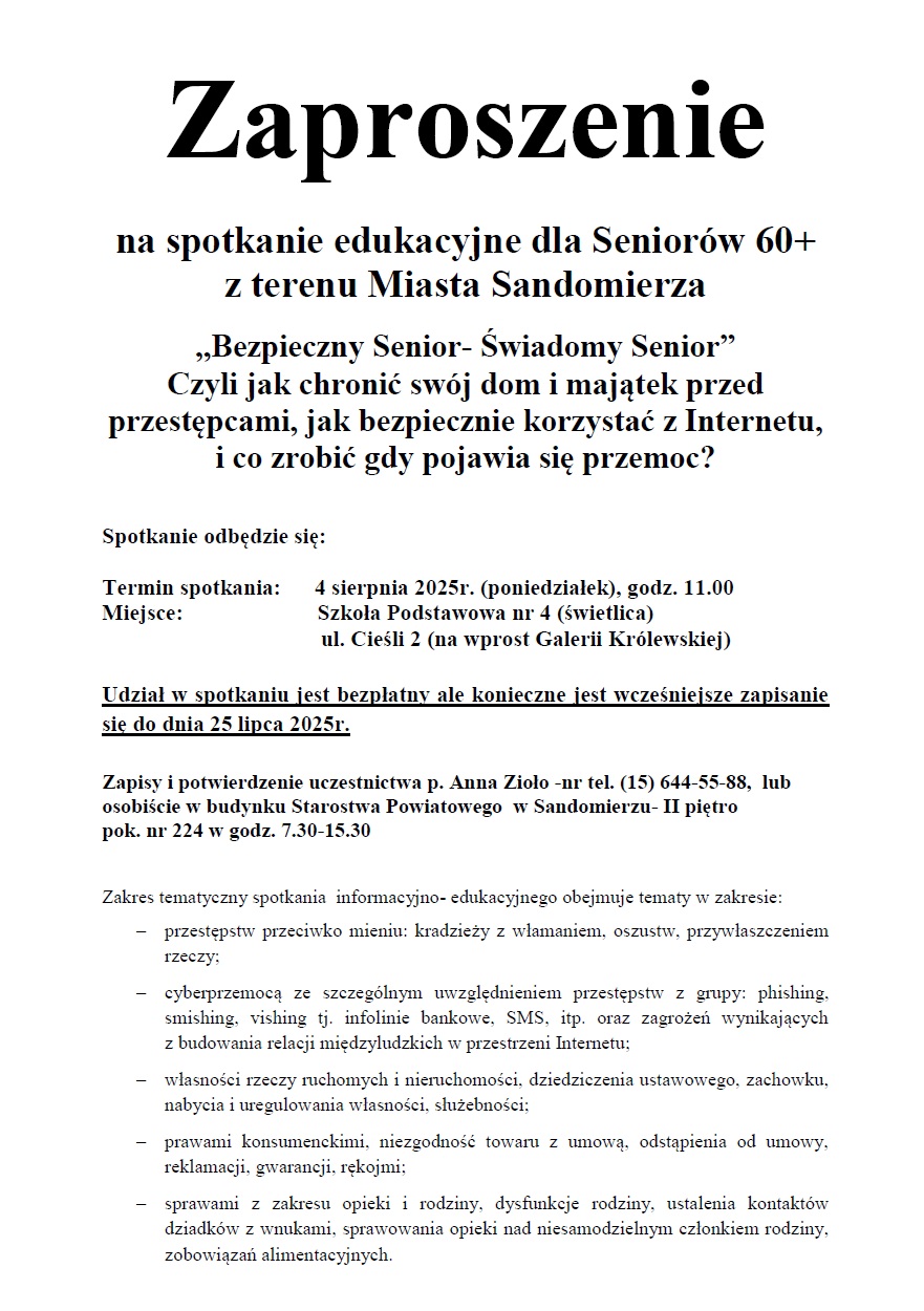 zaproszenie