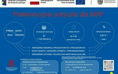 Zdjęcie do Preferencyjne pożyczki dla świętokrzyskich przedsiębiorc&oacute;w, będą udzielane na wyjątkowo korzystnych warunkach.