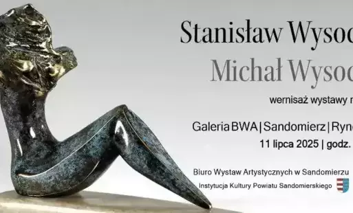 Wernisaż wystawy rzeźby Stanisława i Michała Wysockich z Wrocławia na Rynku Starego Miasta w Sandomierzu.